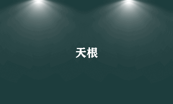 天根