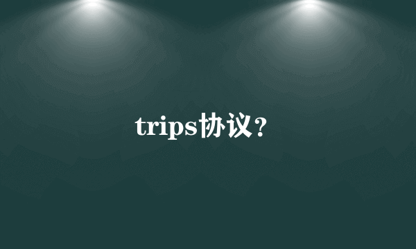 trips协议？