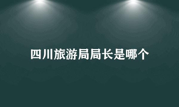 四川旅游局局长是哪个