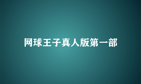 网球王子真人版第一部