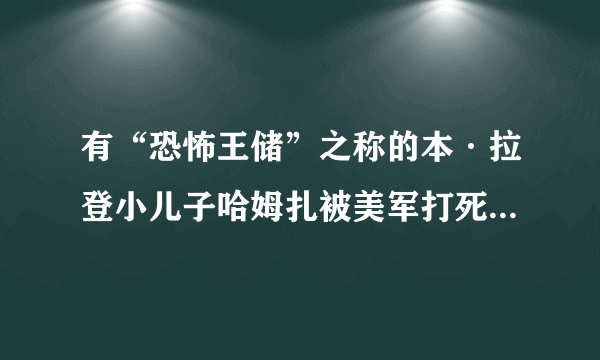 有“恐怖王储”之称的本·拉登小儿子哈姆扎被美军打死，美国与拉登之仇是否就此终结？