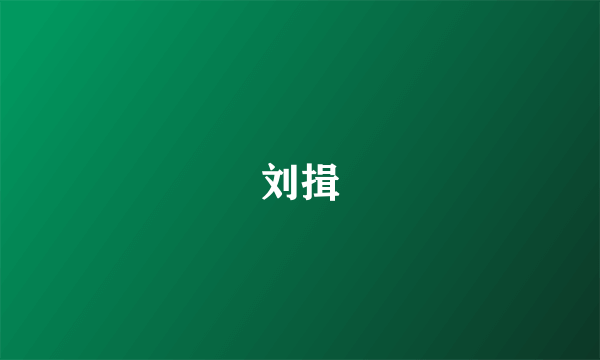 刘揖