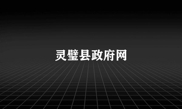 灵璧县政府网