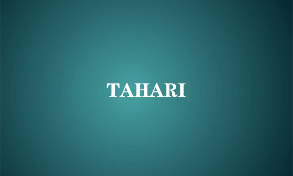 TAHARI