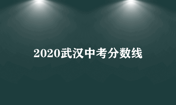 2020武汉中考分数线