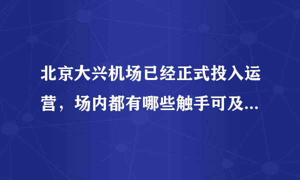 北京大兴机场已经正式投入运营，场内都有哪些触手可及的高科技？