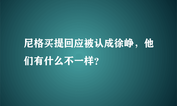 尼格买提回应被认成徐峥，他们有什么不一样？