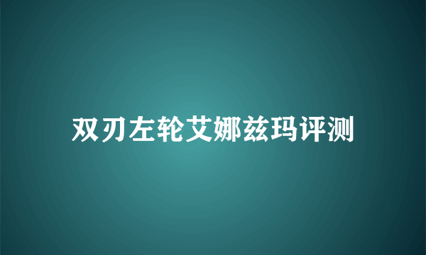 双刃左轮艾娜兹玛评测