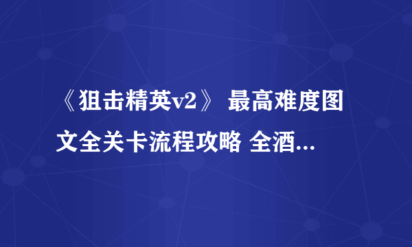 《狙击精英v2》 最高难度图文全关卡流程攻略 全酒瓶金条收集攻略